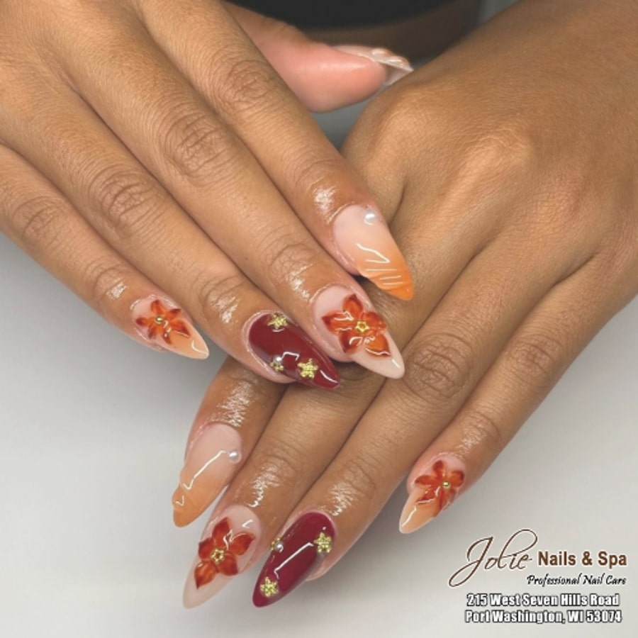 Fall Nails at Jolie Nails & Spa